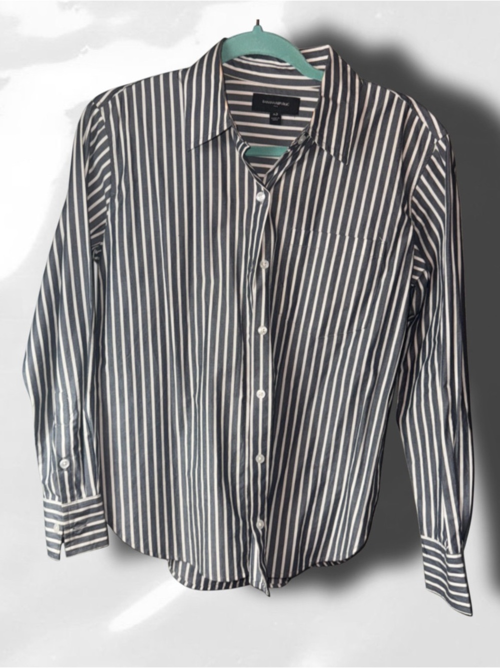 Banana Republic striped button up shirt